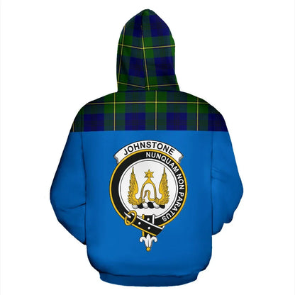 Printivon Tartan All Over Hoodie Johnstone Clans