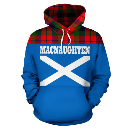 Printivon Tartan All Over Hoodie Macnaughten Clans