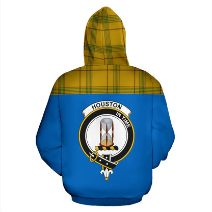 Printivon Tartan All Over Hoodie Houston Clans