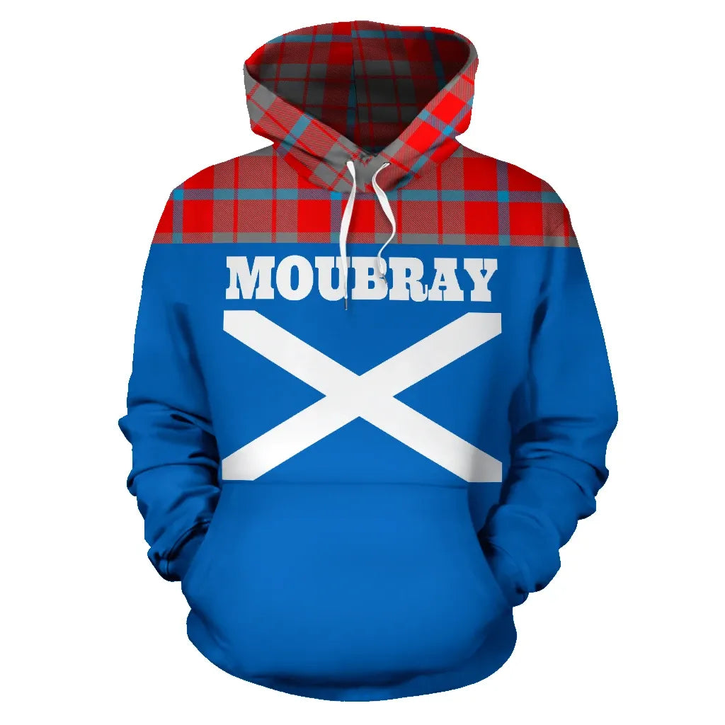 Printivon Tartan All Over Hoodie Moubray Clans