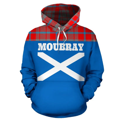 Printivon Tartan All Over Hoodie Moubray Clans