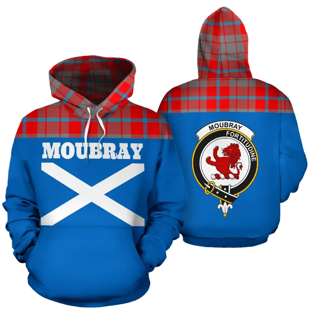 Printivon Tartan All Over Hoodie Moubray Clans
