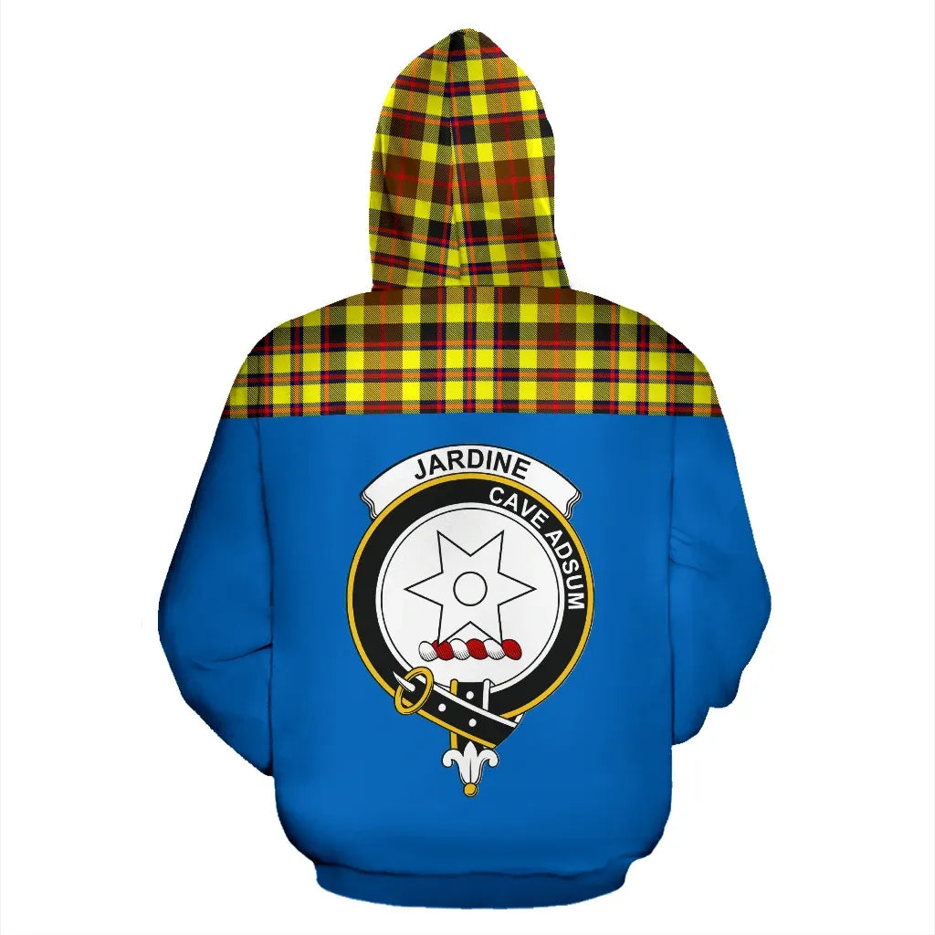 Printivon Tartan All Over Hoodie Jardine Clans