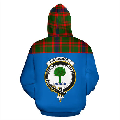 Printivon Tartan All Over Hoodie Kinnimont Clans