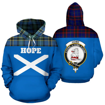 Printivon Tartan All Over Hoodie Home Clans
