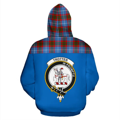 Printivon Tartan All Over Hoodie Trotter Clans