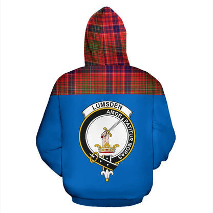 Printivon Tartan All Over Hoodie Lumsden Clans