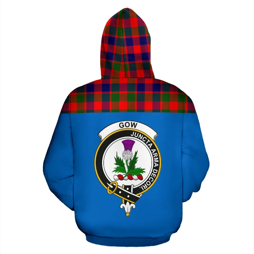 Printivon Tartan All Over Hoodie Gow Of Skeoch Clans