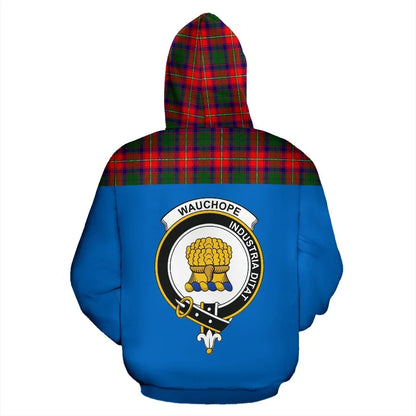 Printivon Tartan All Over Hoodie Wauchope Clans