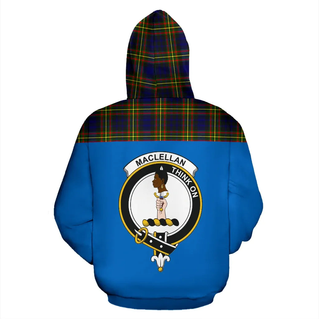 Printivon Tartan All Over Hoodie Maclellan Clans