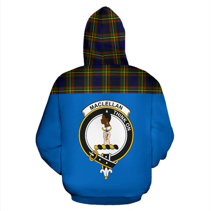 Printivon Tartan All Over Hoodie Maclellan Clans
