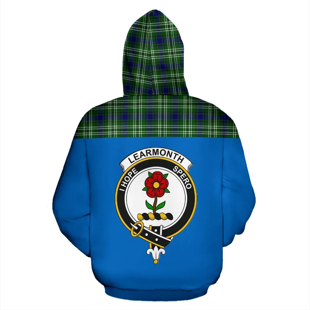 Printivon Tartan All Over Hoodie Learmonth Clans