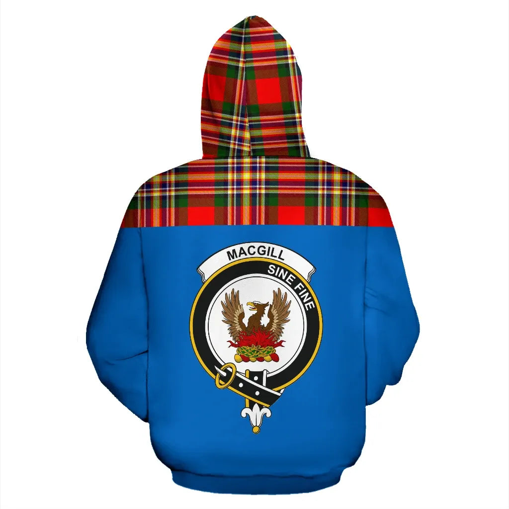 Printivon Tartan All Over Hoodie Macgill Clans