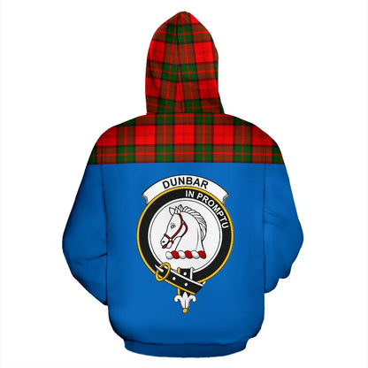 Printivon Tartan All Over Hoodie Dunbar Clans