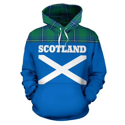 Printivon Tartan All Over Hoodie Lion Irvine Ancient