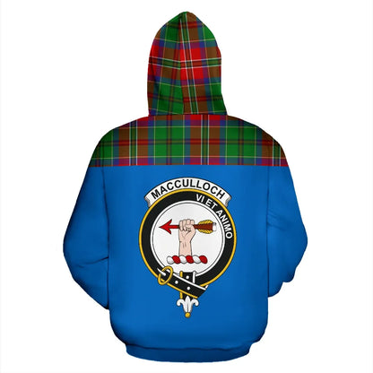 Printivon Tartan All Over Hoodie Macculloch Mcculloch Clans