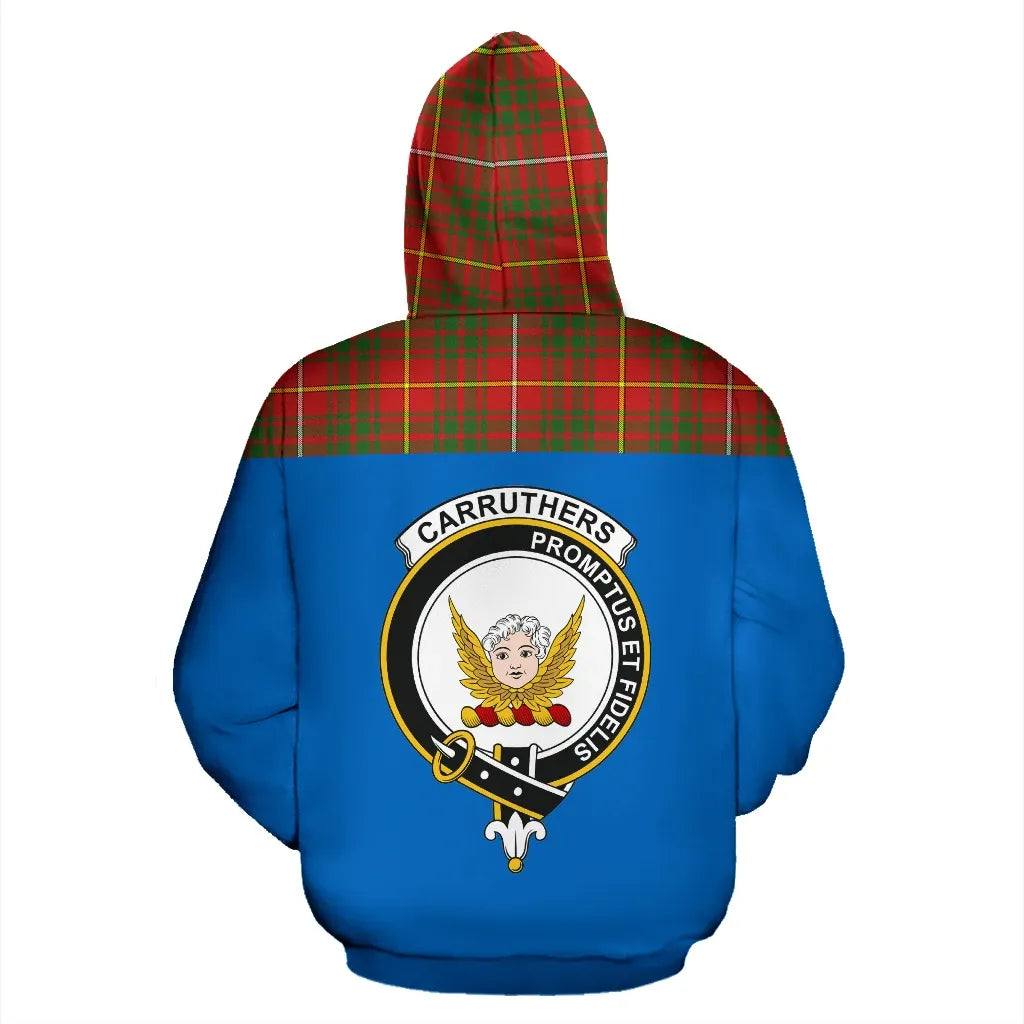 Printivon Tartan All Over Hoodie Carruthers Clans