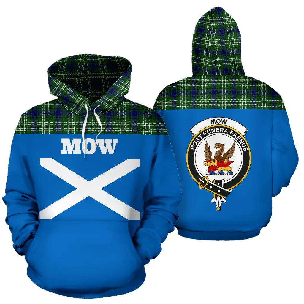 Printivon Tartan All Over Hoodie Mow Clans
