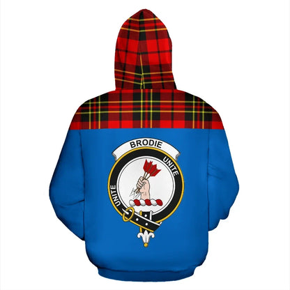 Printivon Tartan All Over Hoodie Brodie Clans