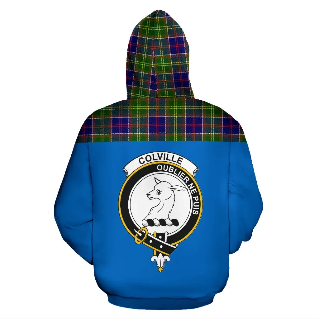 Printivon Tartan All Over Hoodie Colville Clans