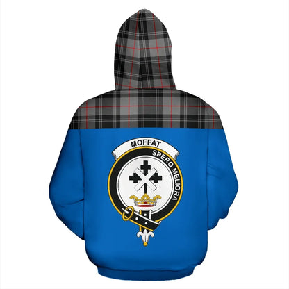 Printivon Tartan All Over Hoodie Moffat Clans
