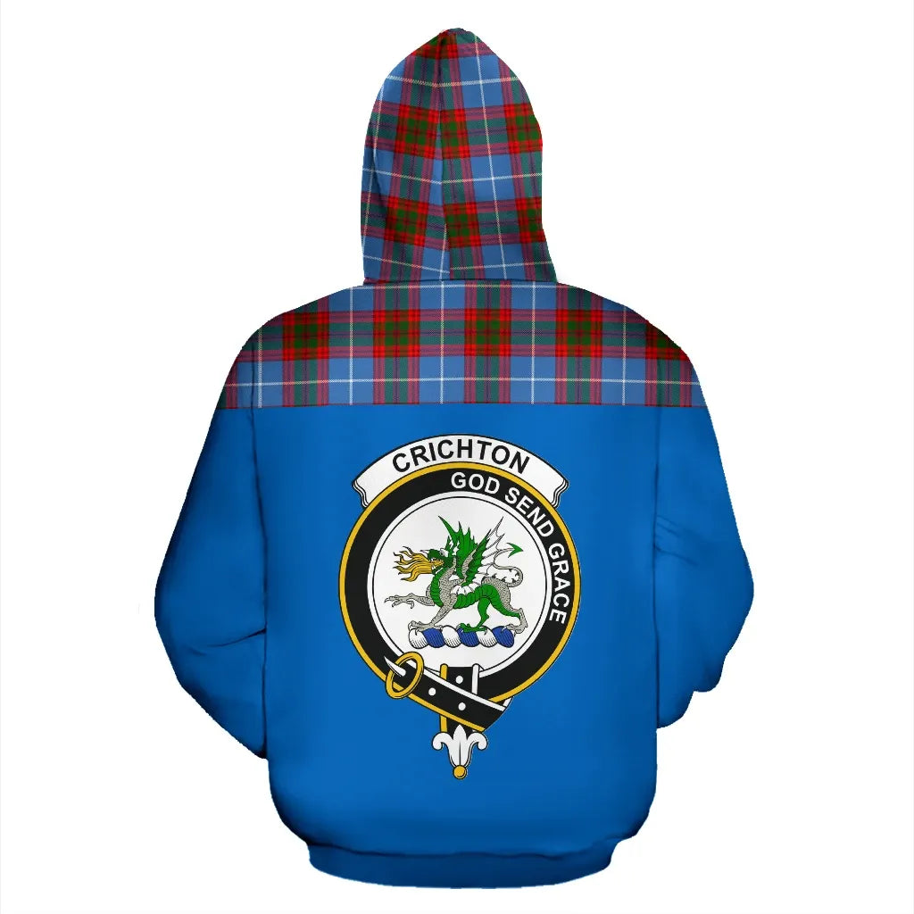 Printivon Tartan All Over Hoodie Crichton Clans