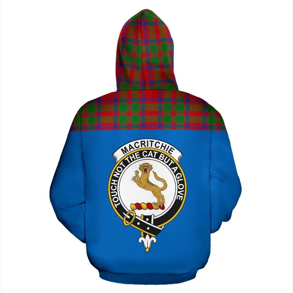 Printivon Tartan All Over Hoodie Macritchie Clans
