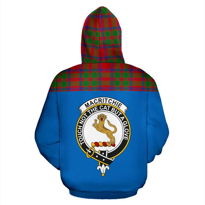 Printivon Tartan All Over Hoodie Macritchie Clans