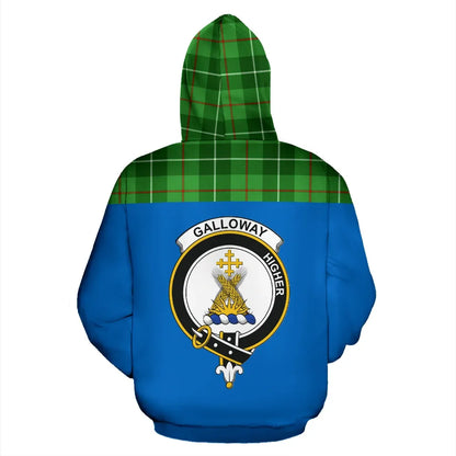 Printivon Tartan All Over Hoodie Galloway Clans