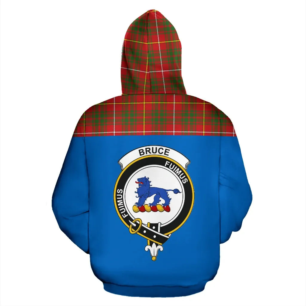 Printivon Tartan All Over Hoodie Bruce Clans