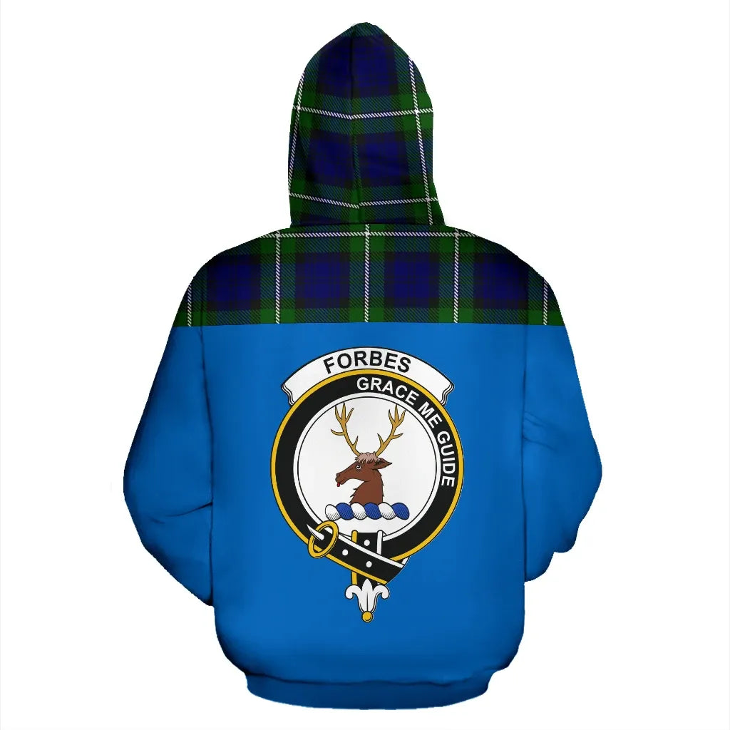 Printivon Tartan All Over Hoodie Forbes Clans