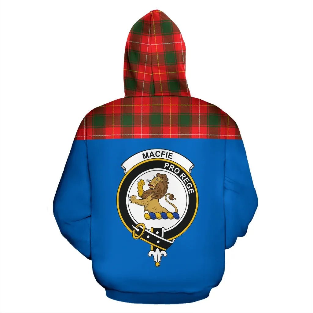 Printivon Tartan All Over Hoodie Macfie Of Dreghorn Clans