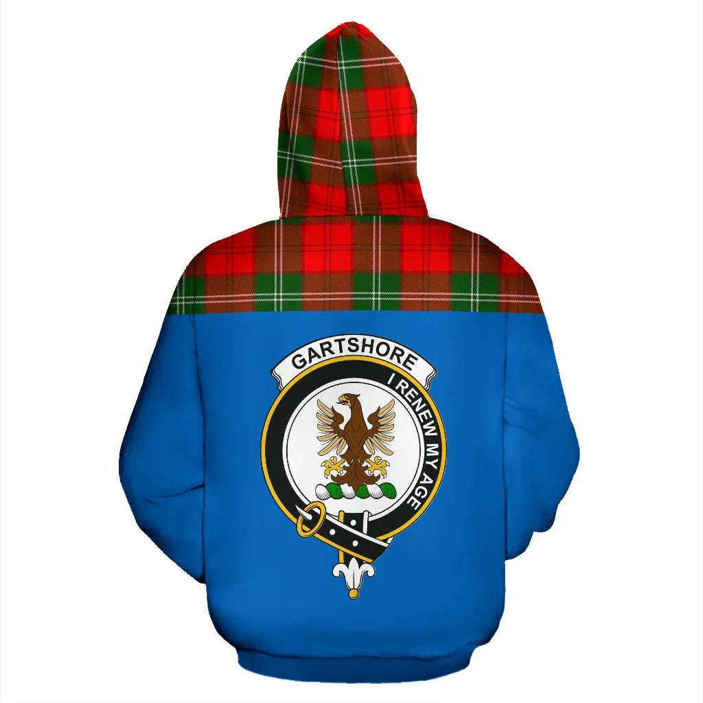 Printivon Tartan All Over Hoodie Gartshore Clans