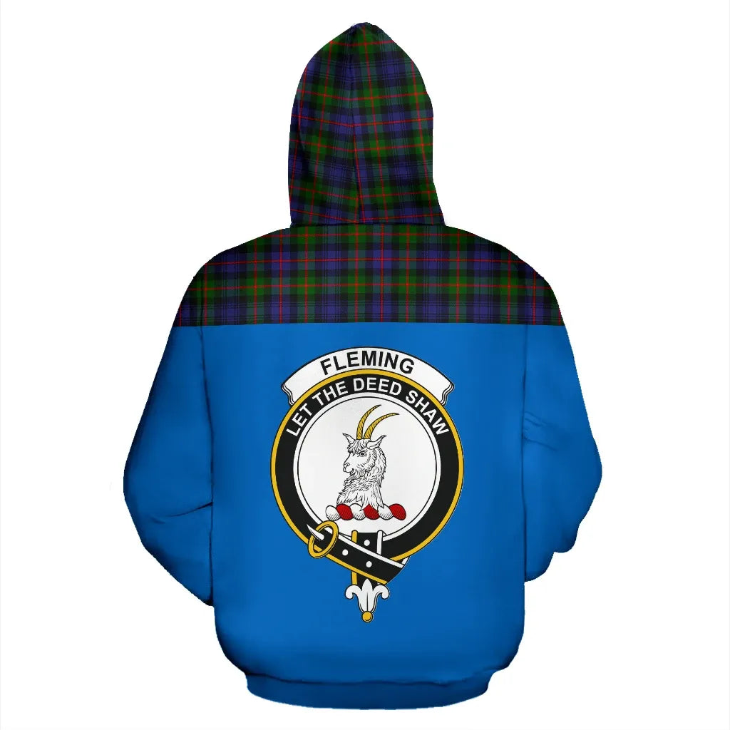 Printivon Tartan All Over Hoodie Fleming Clans