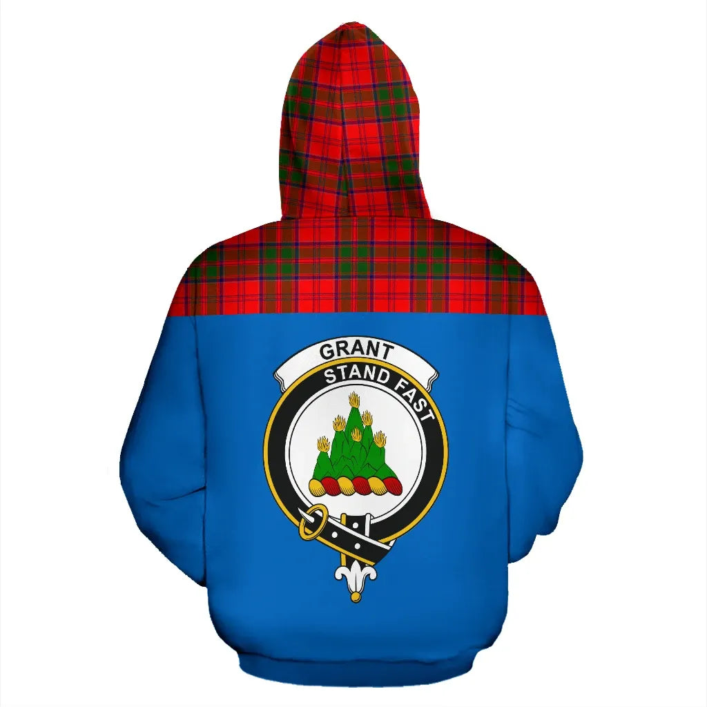 Printivon Tartan All Over Hoodie Grant Clans
