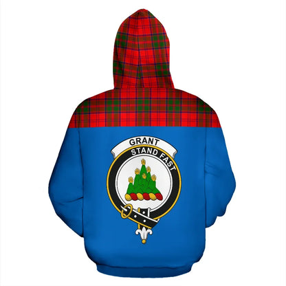 Printivon Tartan All Over Hoodie Grant Clans