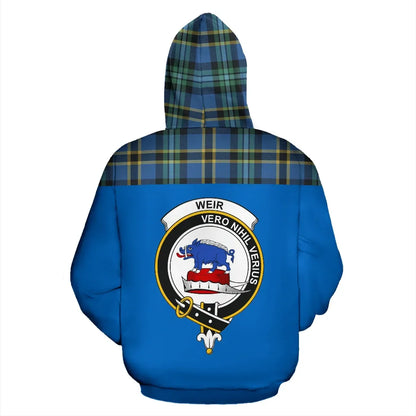 Printivon Tartan All Over Hoodie Weir Clans