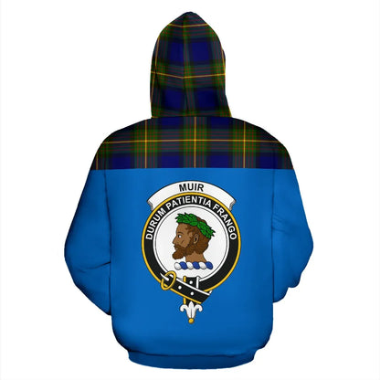 Printivon Tartan All Over Hoodie Muir Clans