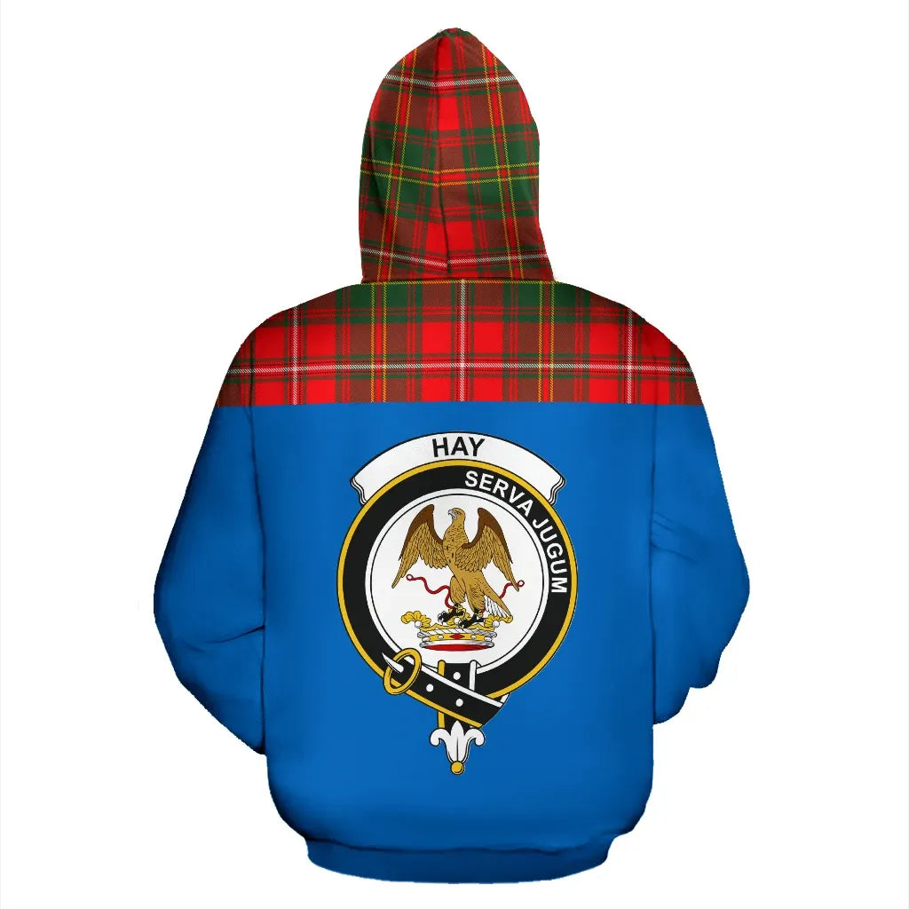 Printivon Tartan All Over Hoodie Hay Clans