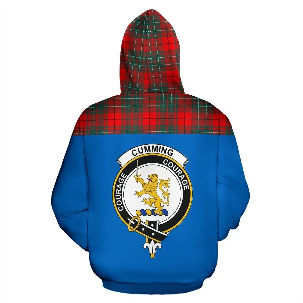 Printivon Tartan All Over Hoodie Cumming Clans