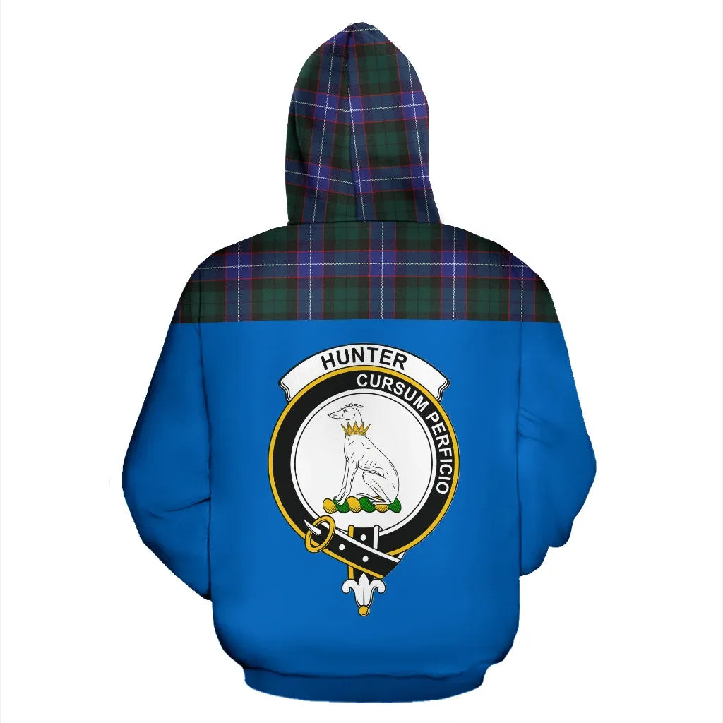 Printivon Tartan All Over Hoodie Hunter Clans