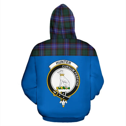 Printivon Tartan All Over Hoodie Hunter Clans