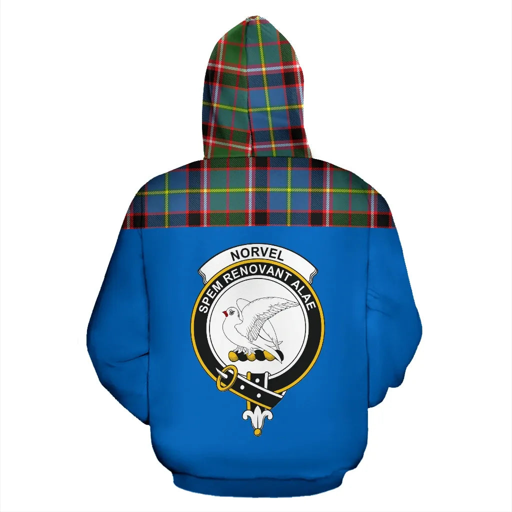 Printivon Tartan All Over Hoodie Norvel Clans