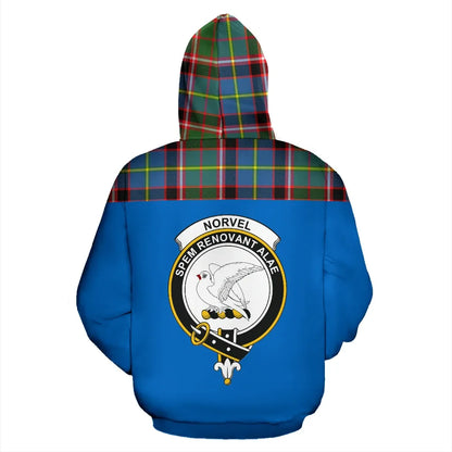 Printivon Tartan All Over Hoodie Norvel Clans
