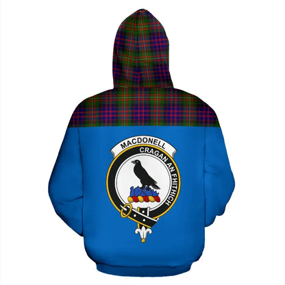 Printivon Tartan All Over Hoodie Macdonell Of Glengarry Clans