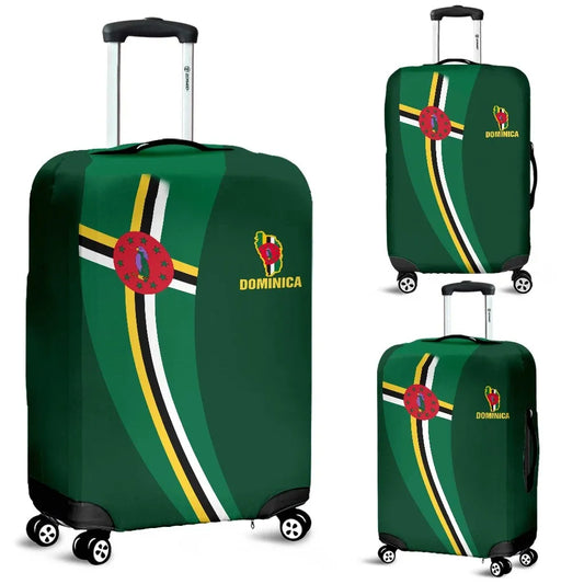 Dominica Luggage Cover Special Flag