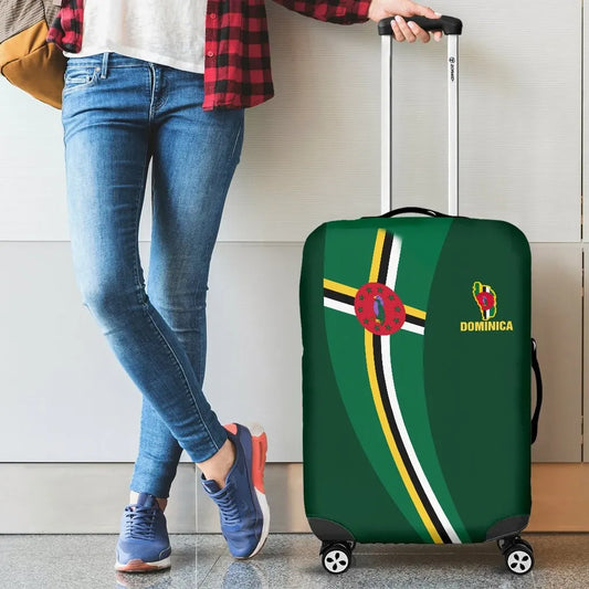 Dominica Luggage Cover Special Flag