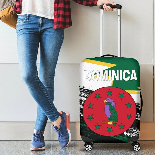 Dominica Flag And Coat Of Arms Luggage Covers