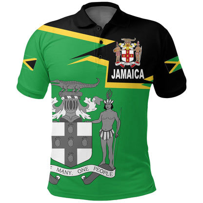 Jamaica Polo Shirt Coat Of Arms New Style