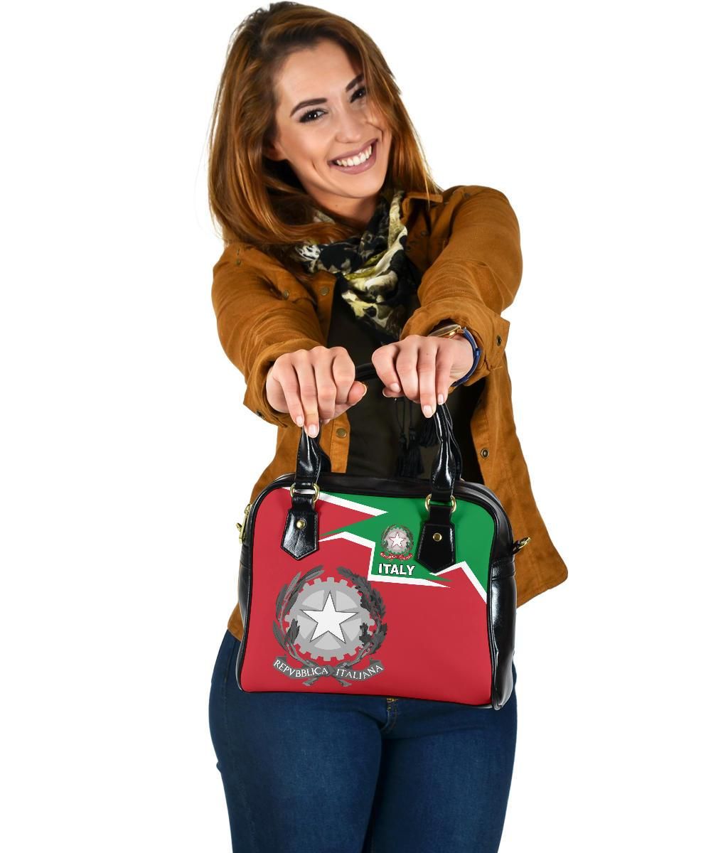Italy Shoulder Handbag Coat Of Arms New Style